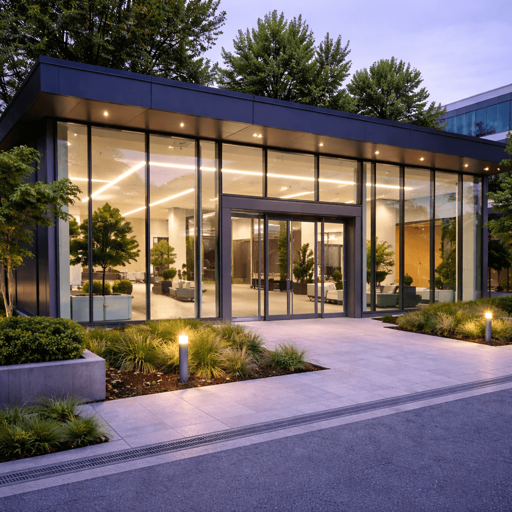 Ventanería comercial Glasslum